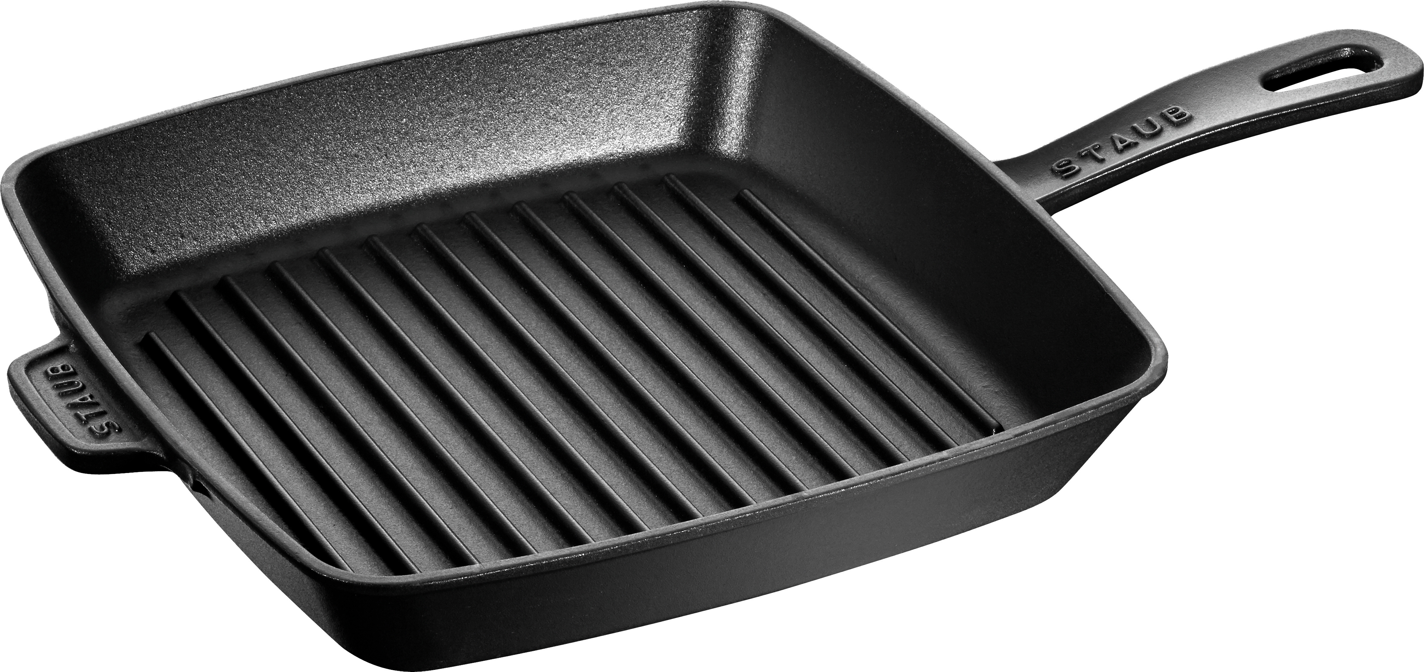 American Grill, 26 cm | quadratisch | Gusseisen | Schwarz