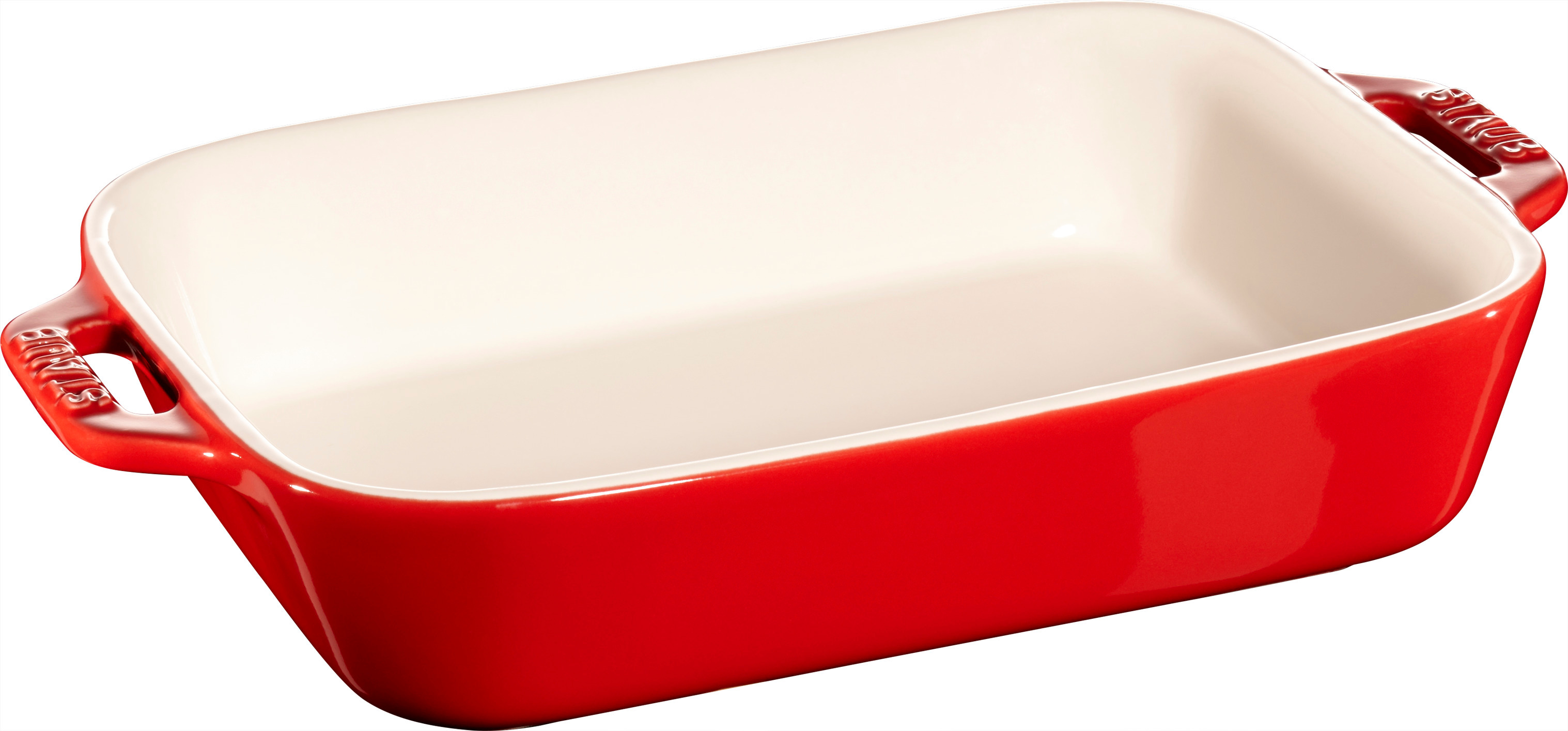 Auflaufform, 20 x 16 cm | Keramik | Kirsch-Rot