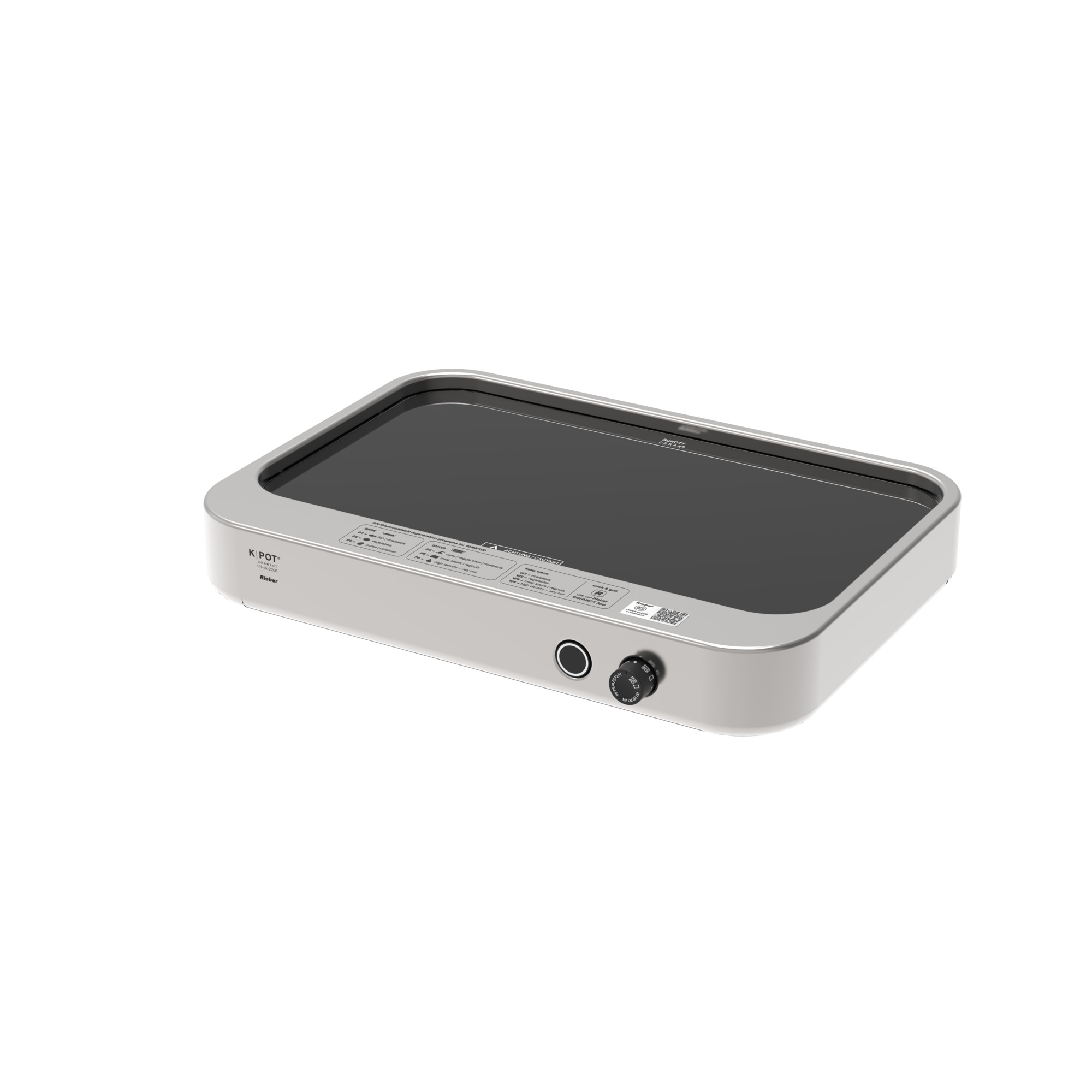 K|POT® CONNECT 1/1-ck-2200 Edelstahl