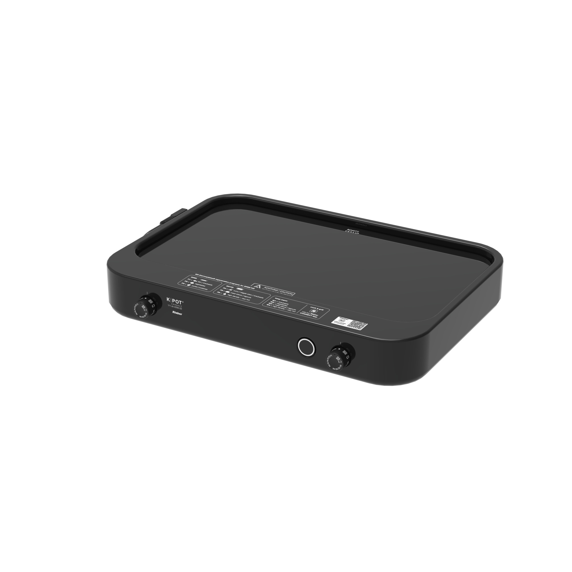 K|POT® CONNECT 1/1-ck-2200-2Z schwarz