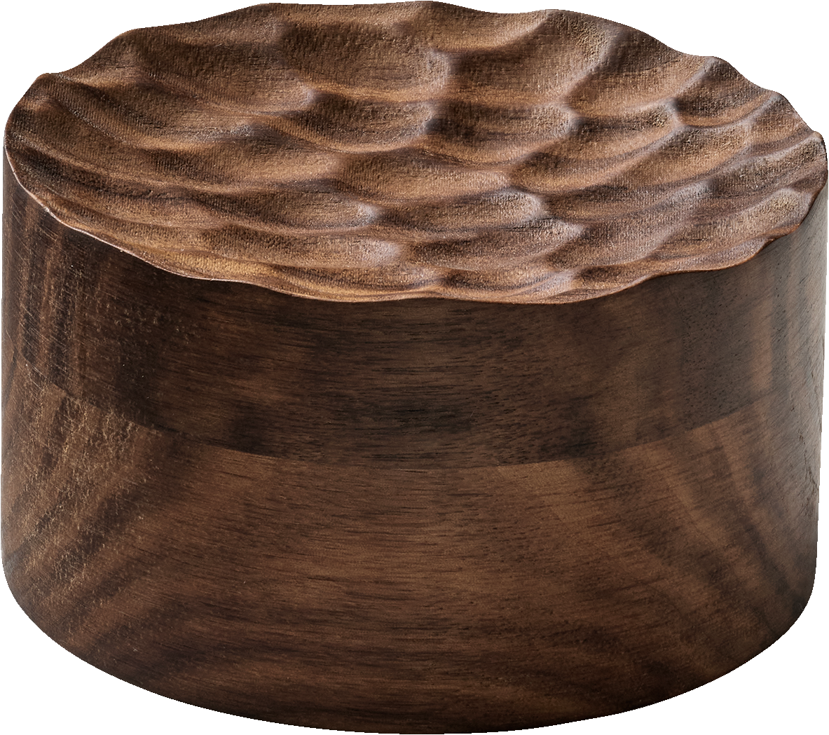 Plateau rund Nussbaum/Walnut 10cm