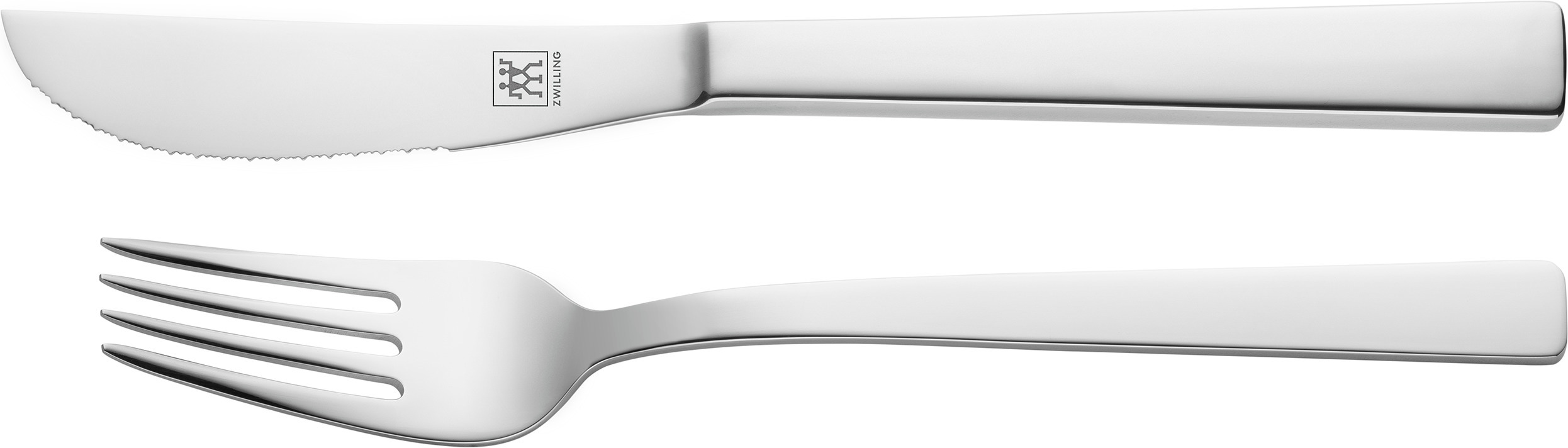 Pizzabesteckset, 2-tlg | poliert