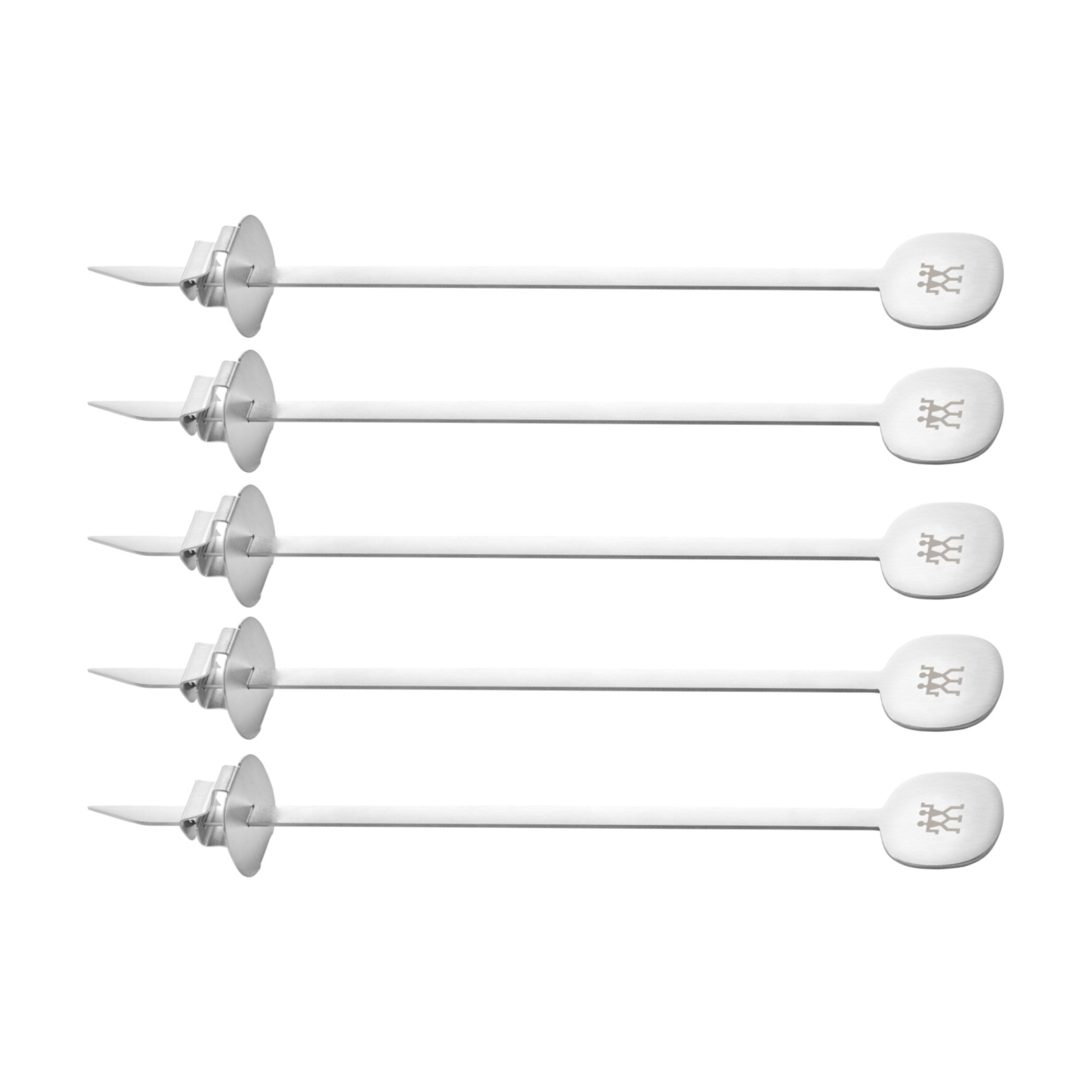 Grillspieße-Set, 5-tlg | Edelstahl