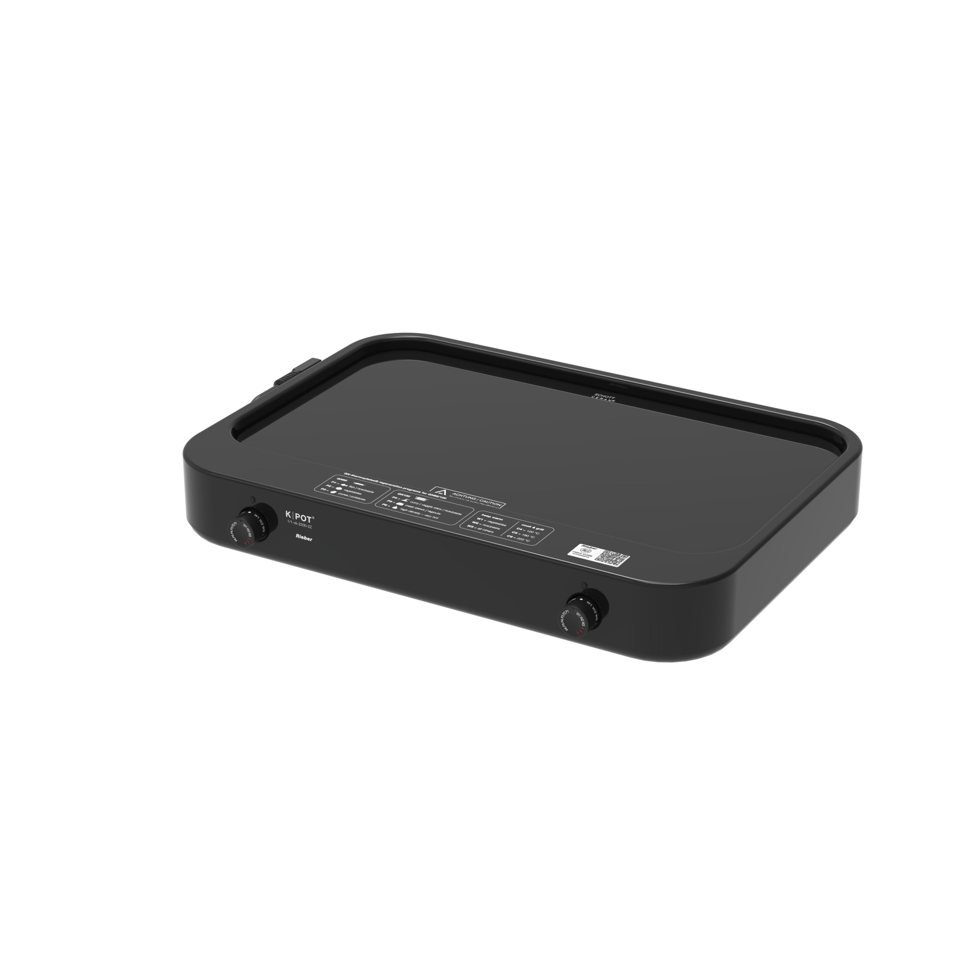 K|POT® 1/1-ck-2200-2Z schwarz
