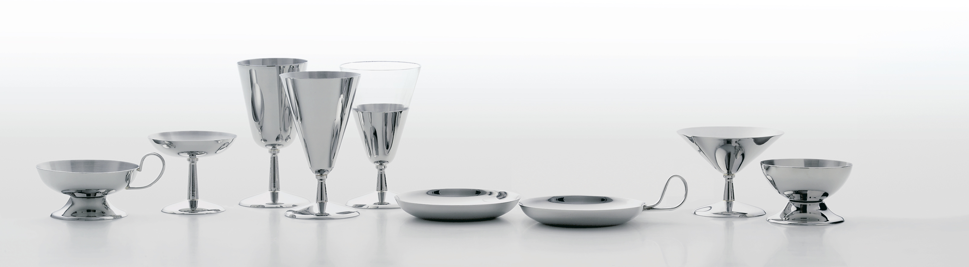 Eis- u. Dessertschale mit Griff, Ø 105mm Nr. 81/105