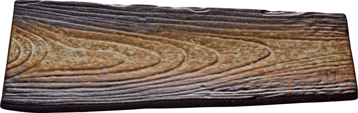 Platte eckig Struktur 36x16cm