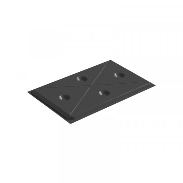 GN-Kühlpellet Kunststoff 1/1- schwarz