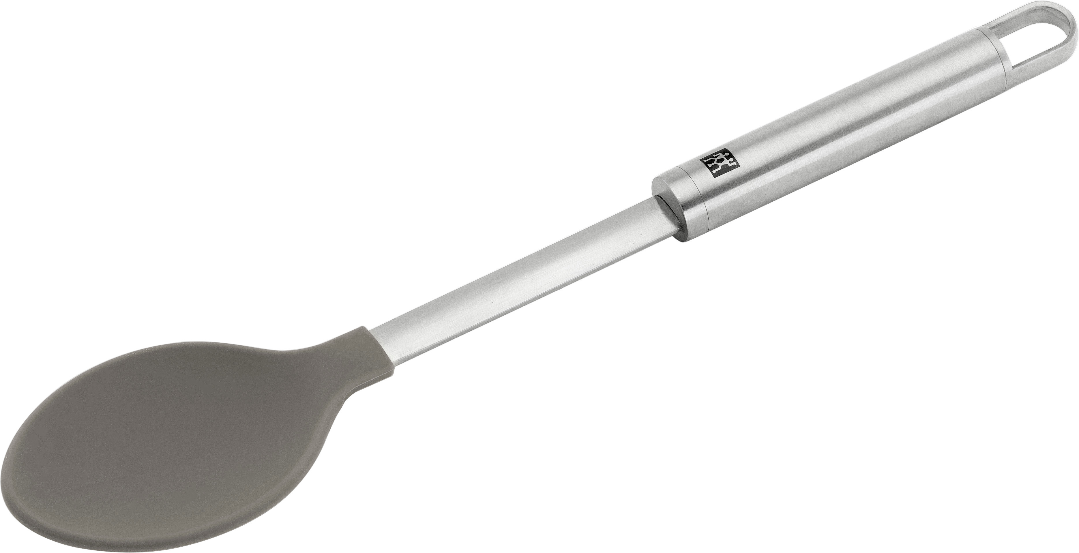Kochlöffel, 32 cm | Silber | Silikon