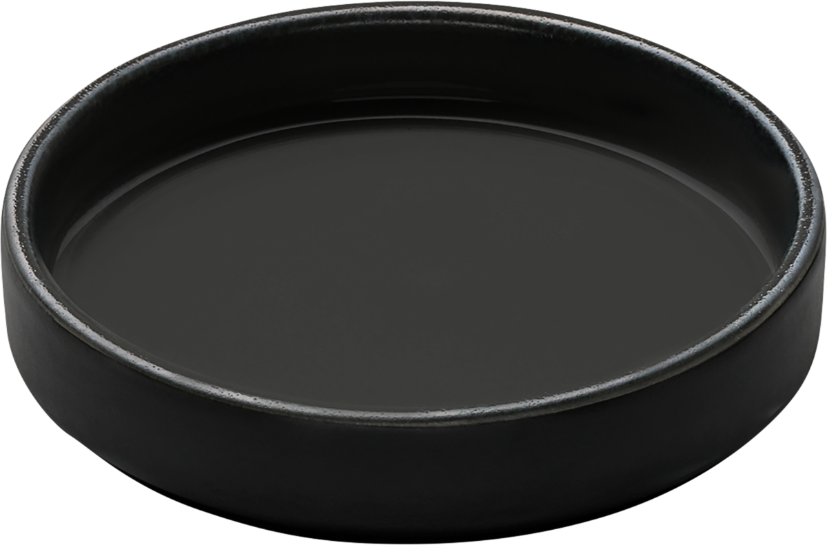 Cocotte Deckel/Teller schwarz/black 14cm