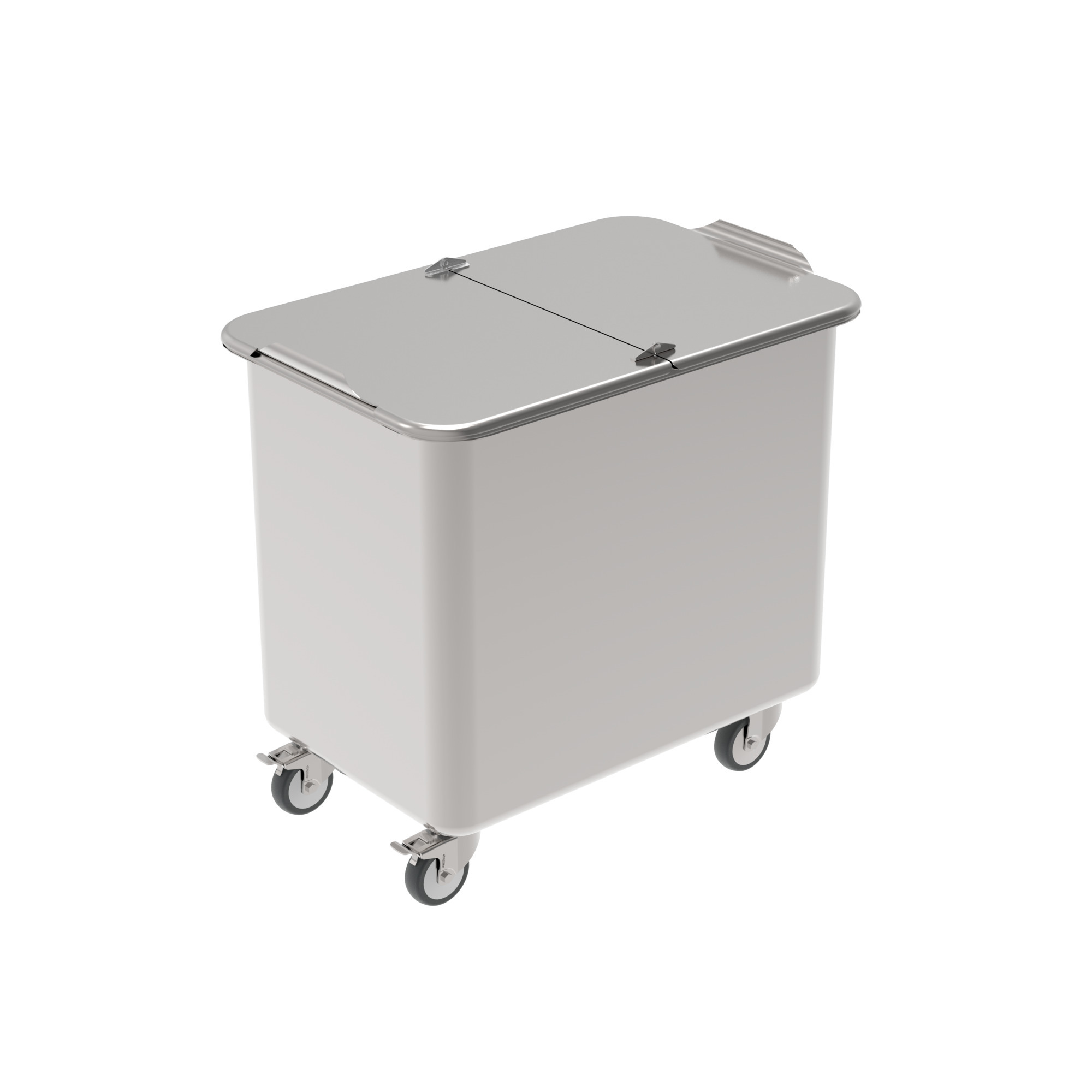 Materialwagen Edelstahl - 90L
