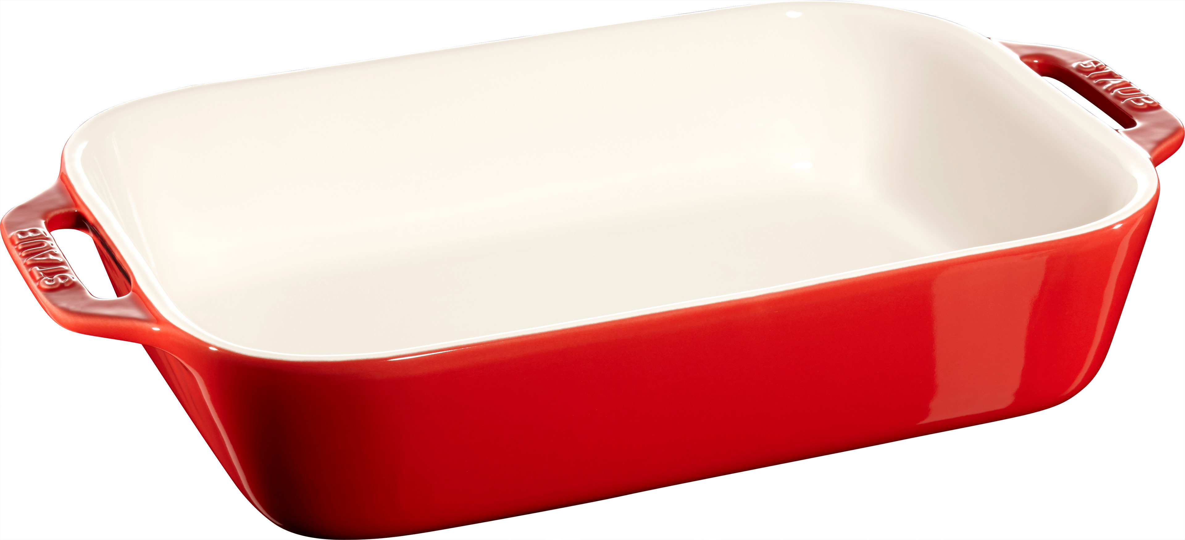Auflaufform, 27 x 20 cm | Keramik | Kirsch-Rot