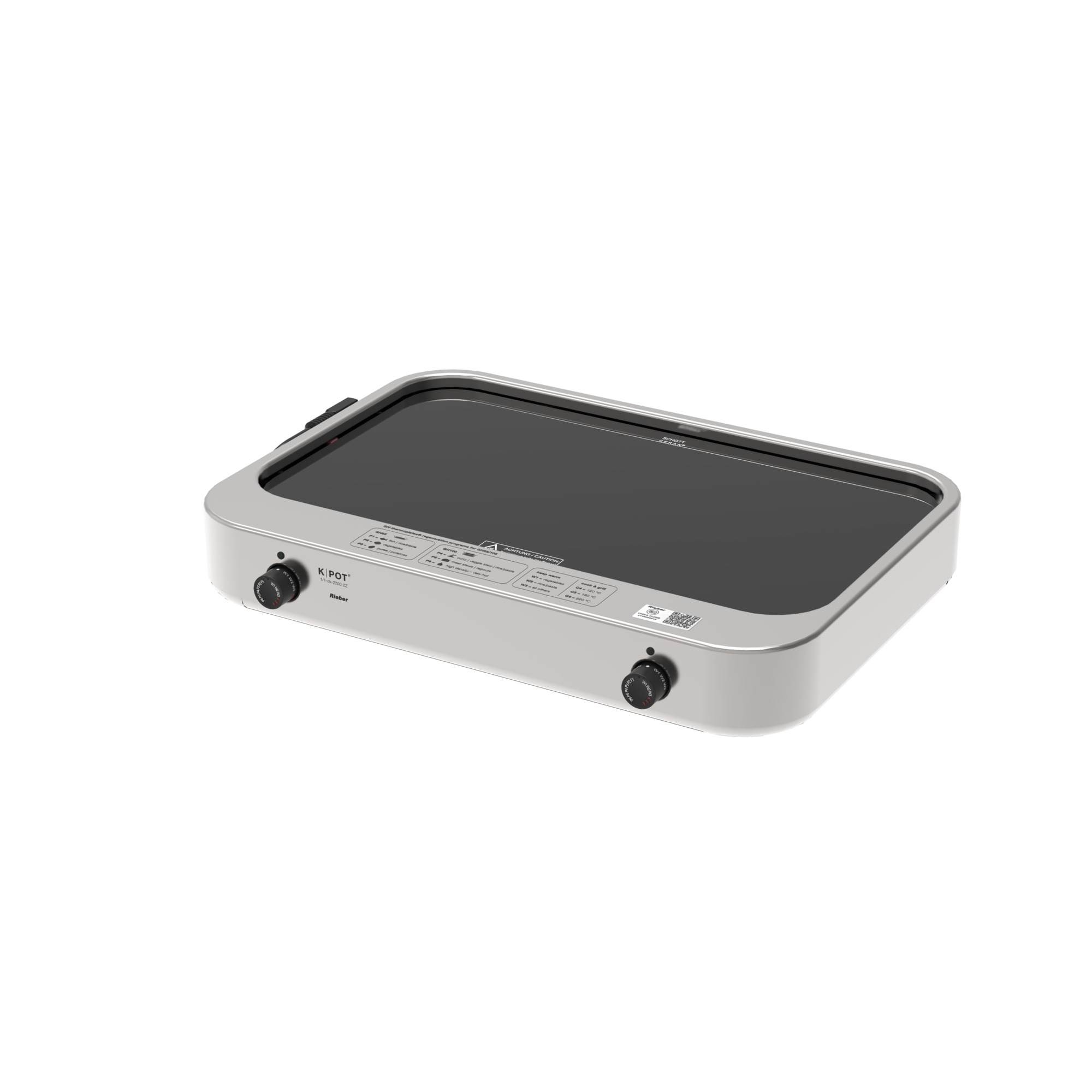 K|POT® 1/1-ck-2200-2Z Edelstahl