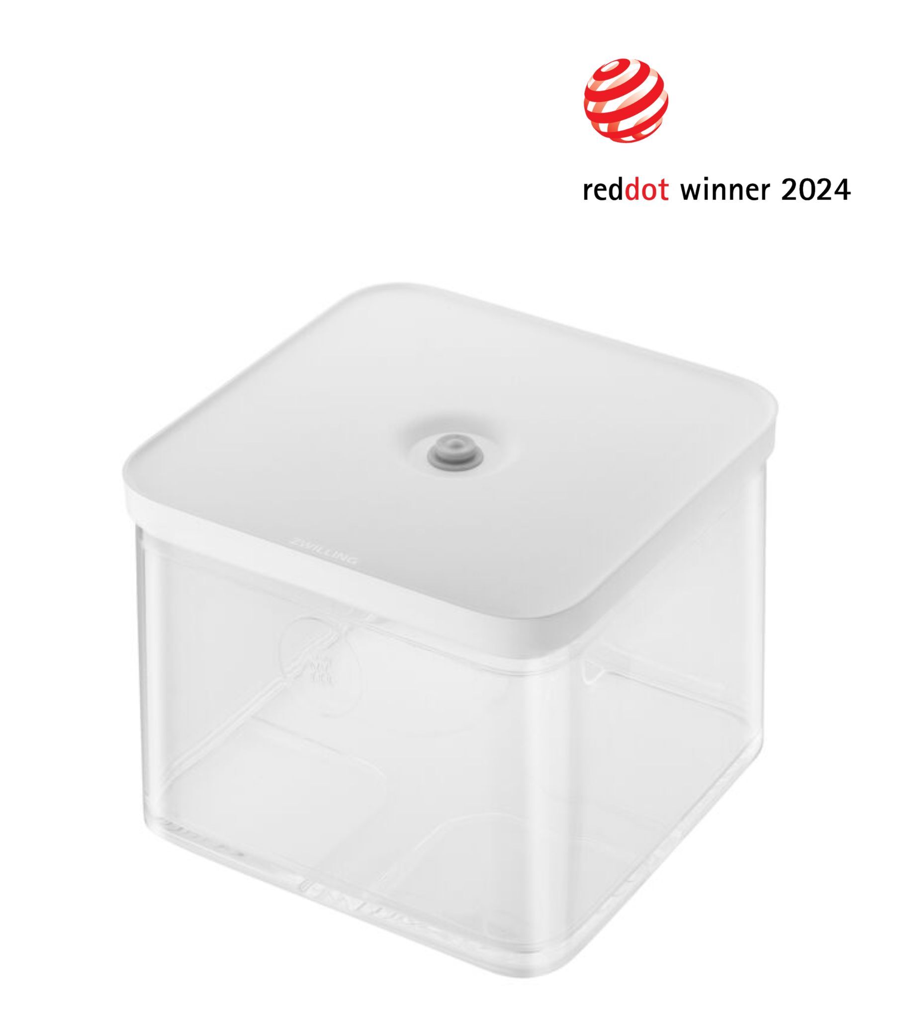 CUBE Box, 2L | Transparent-Weiß | CUBE Grey Line