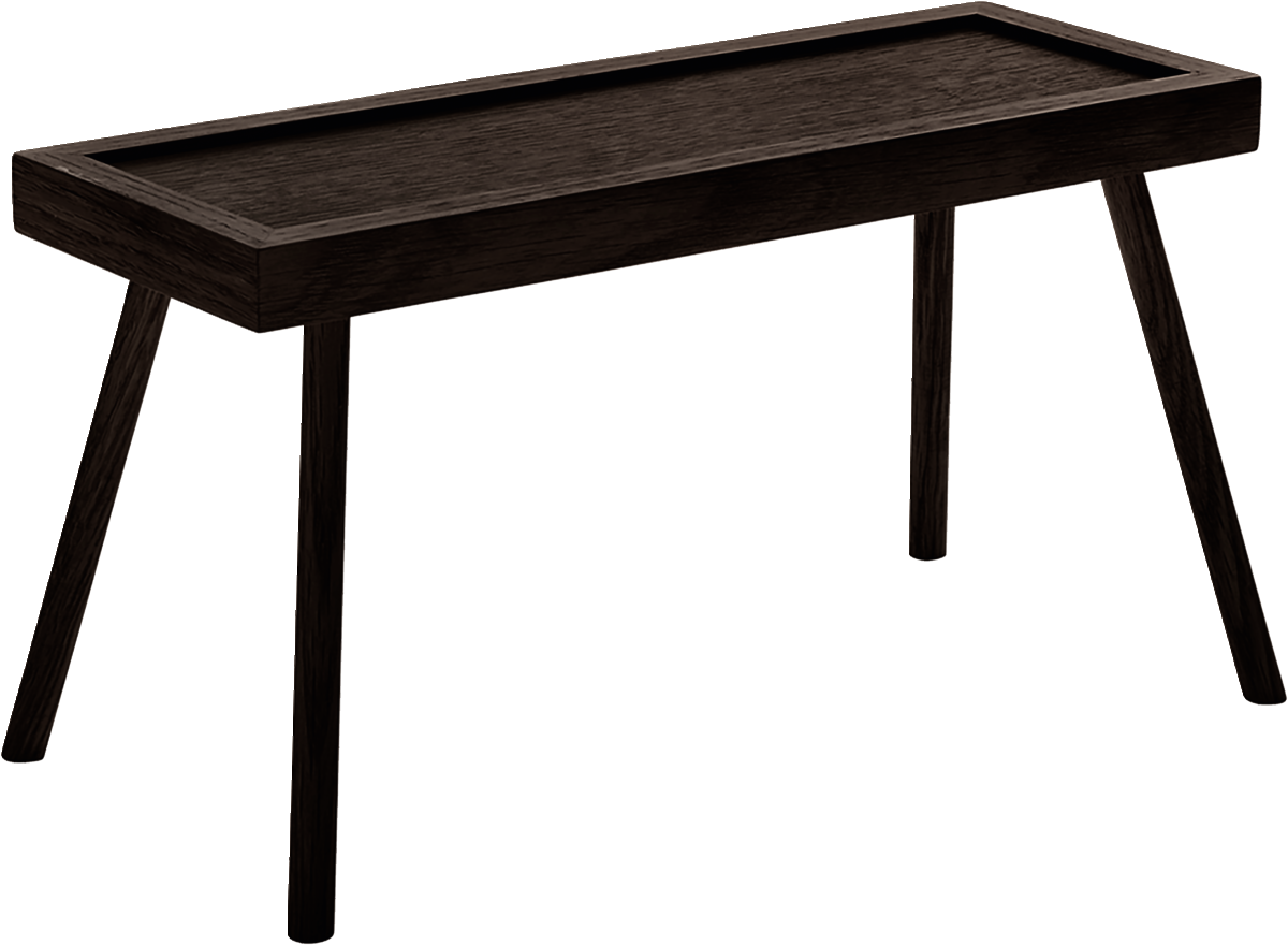 Präsenter rechteckig Wenge H: 17cm, 36x13cm