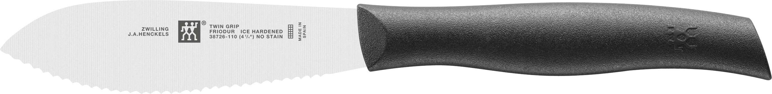 Brötchenmesser, 11 cm | Schwarz
