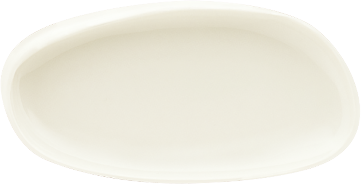 Platte asymmetrisch coup 26x13cm