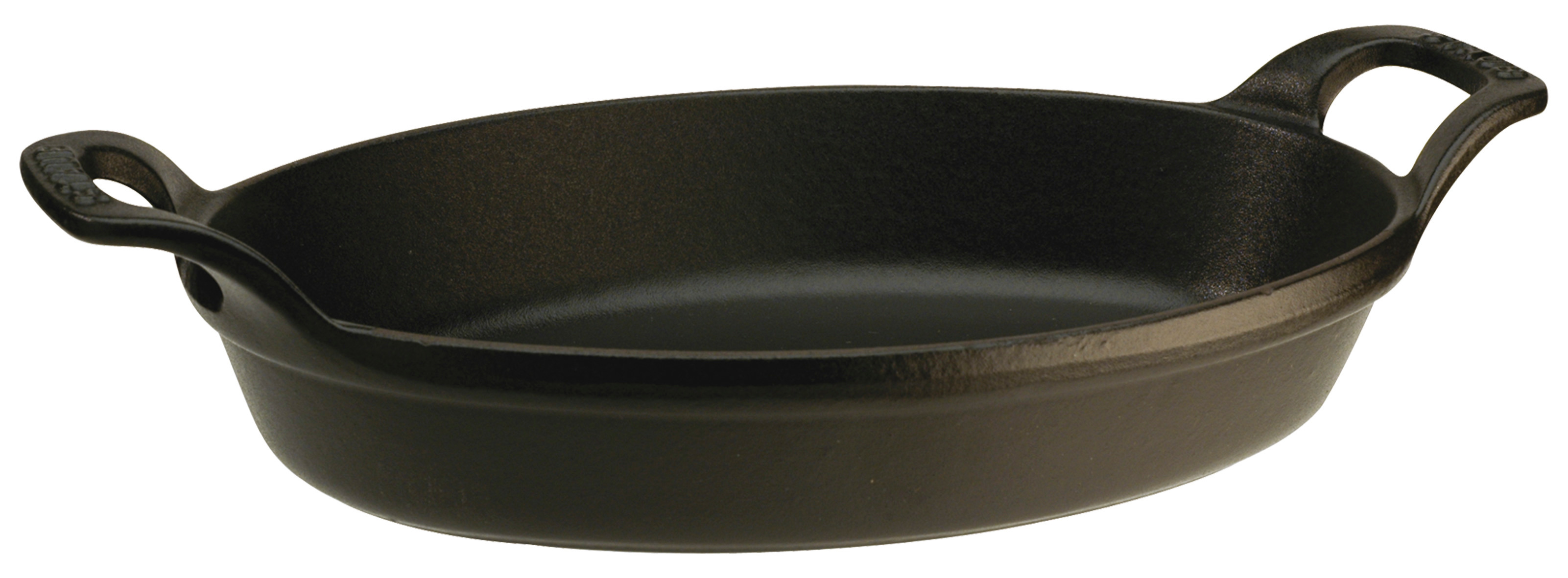 Auflaufform, 21 cm | Gusseisen | Schwarz