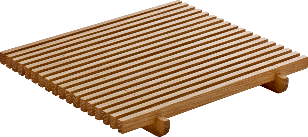 Krümelgitter quadratisch Eiche/Oak 18x18cm