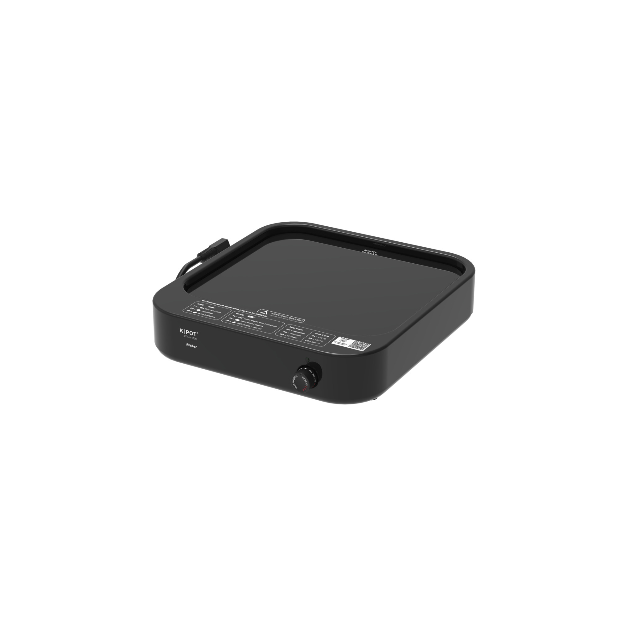 K|POT® 2/3-ck-1600 schwarz