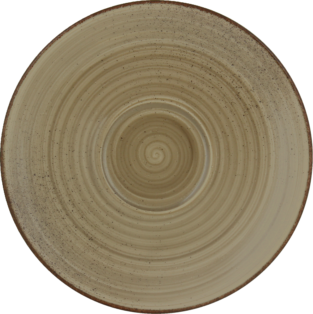 Kombi-Untertasse rund 15cm - RUSTIC WOOD