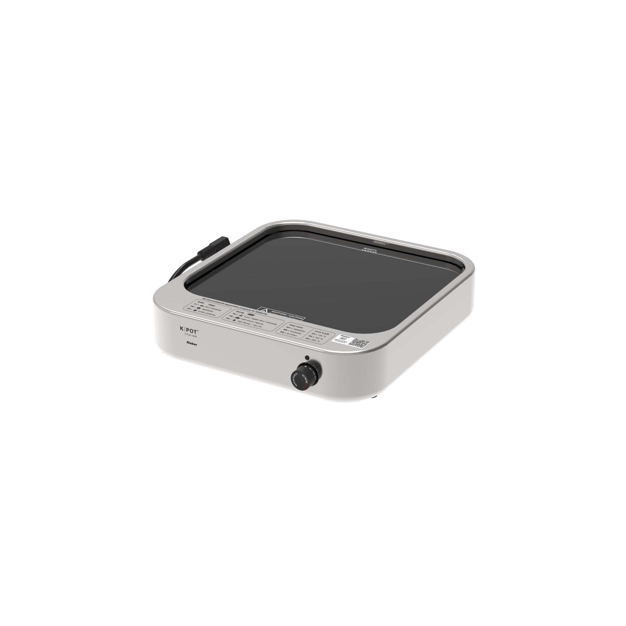 K|POT® 2/3-ck-1600 Edelstahl