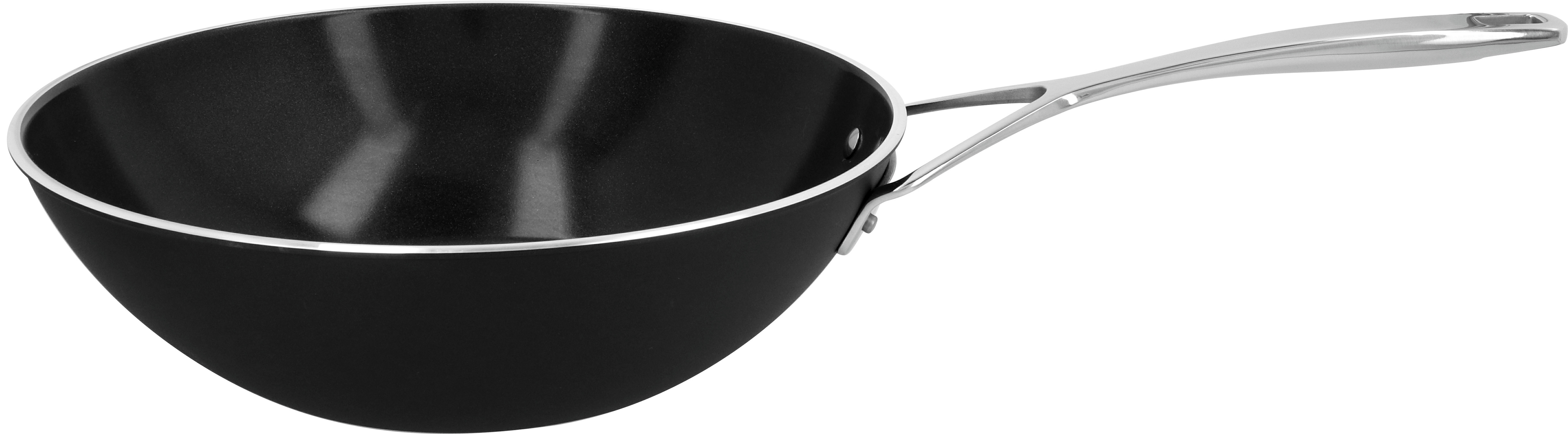 Wok flacher Boden, 30 cm | rund