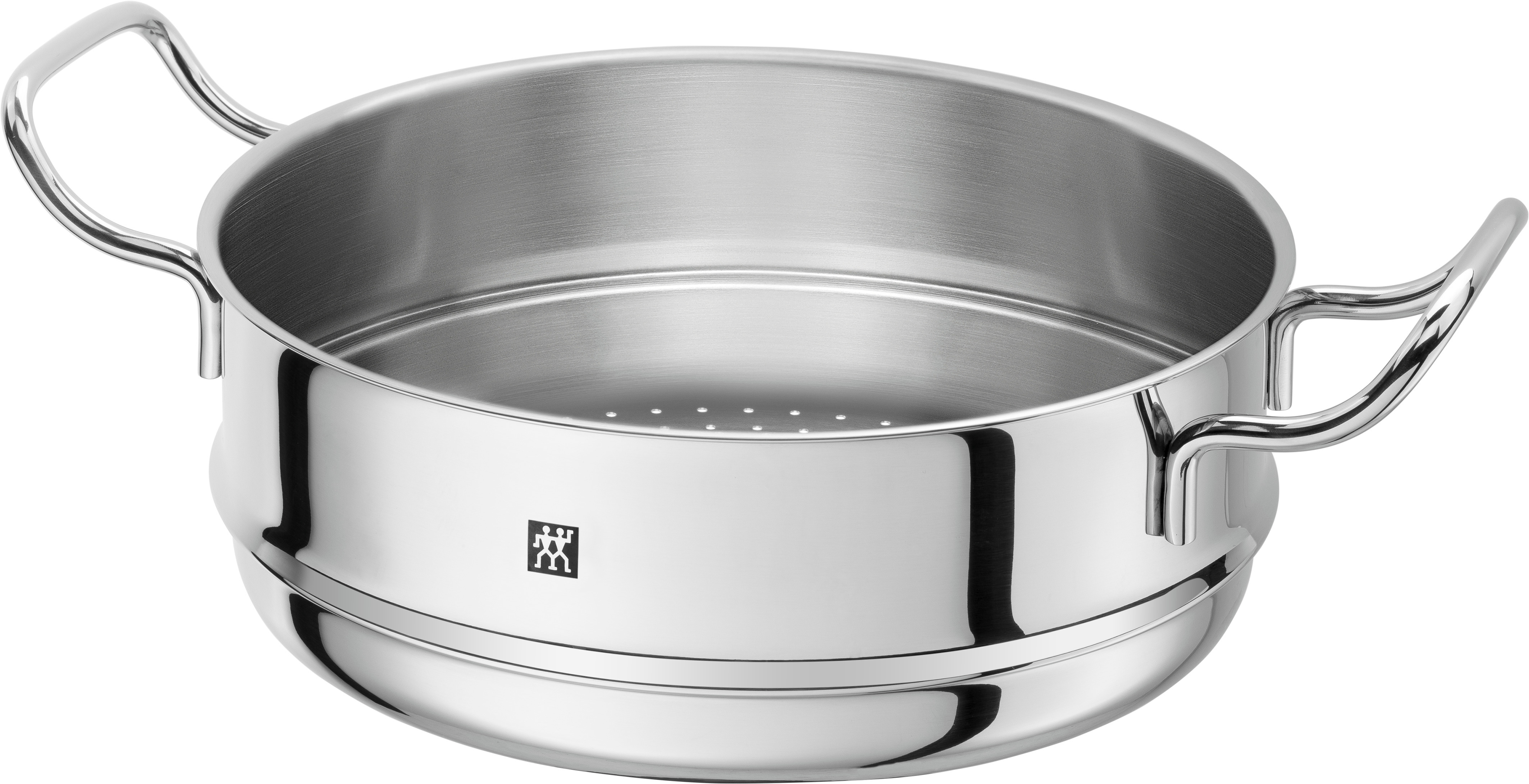 Dämpfeinsatz, rund | 24 cm | 18/10 Edelstahl | Silber