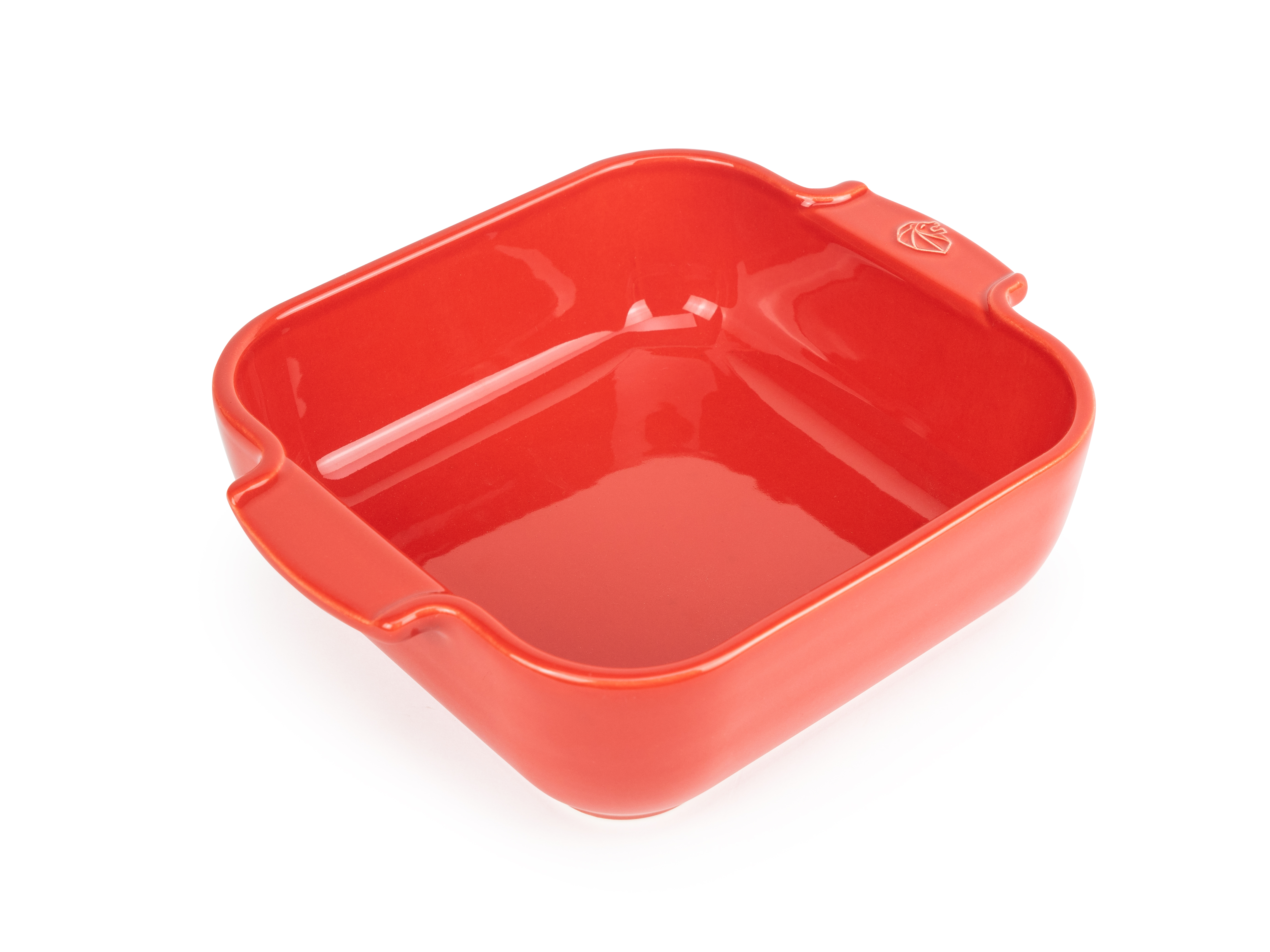 Auflaufform quadratisch rot 21 cm