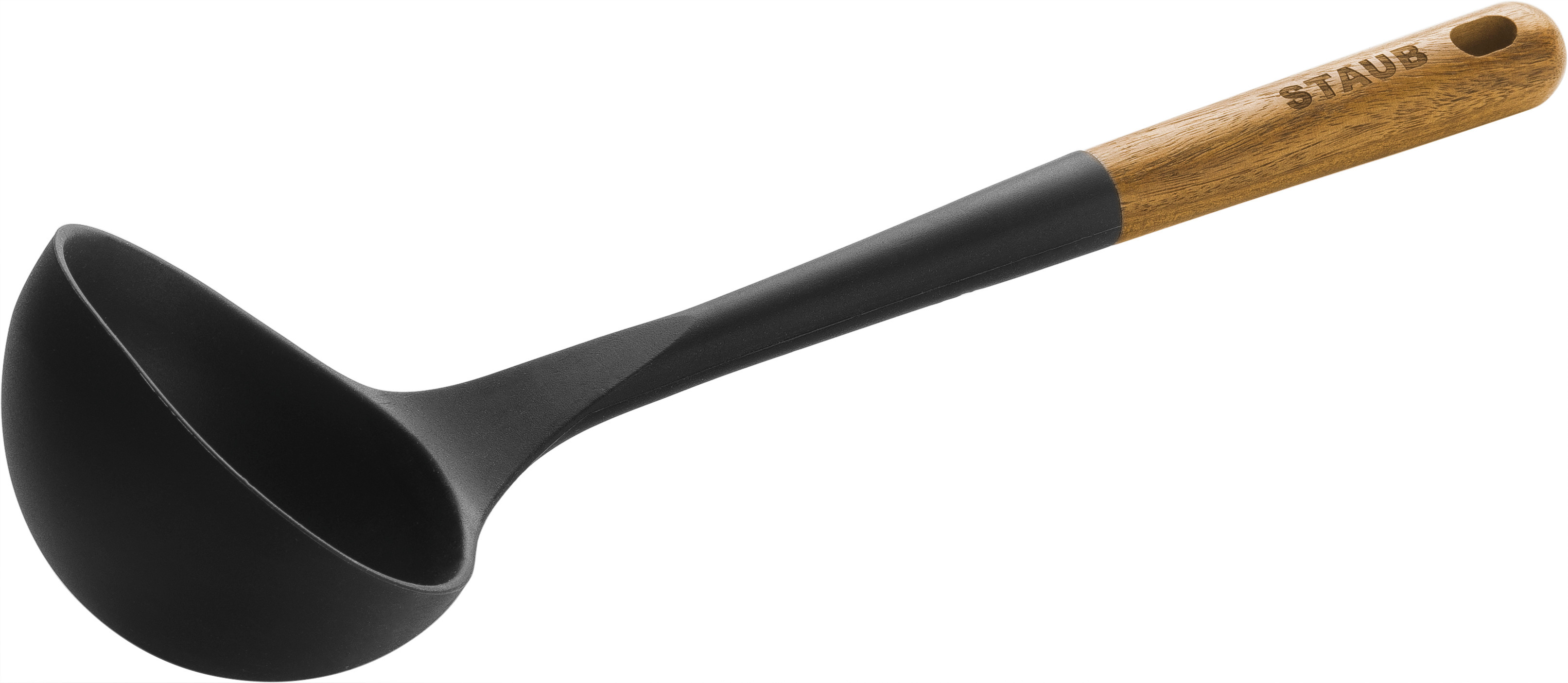 Suppenkelle, 31 cm | Schwarz | Silikon
