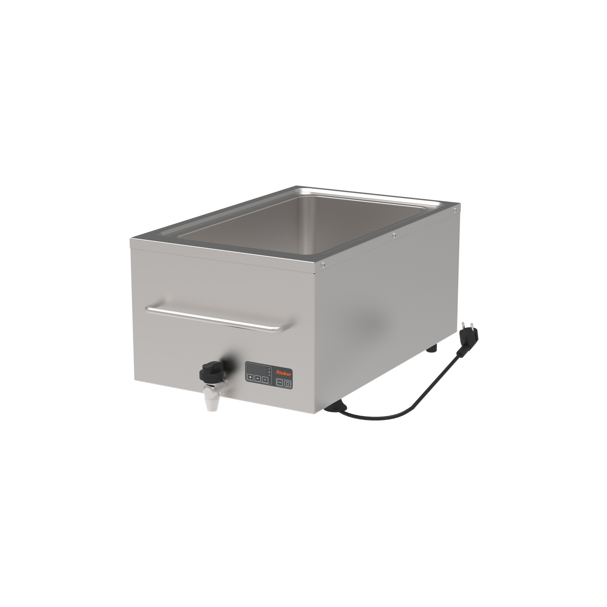 Tisch-Bain-Marie 1/1-SP m. Ablasshahn